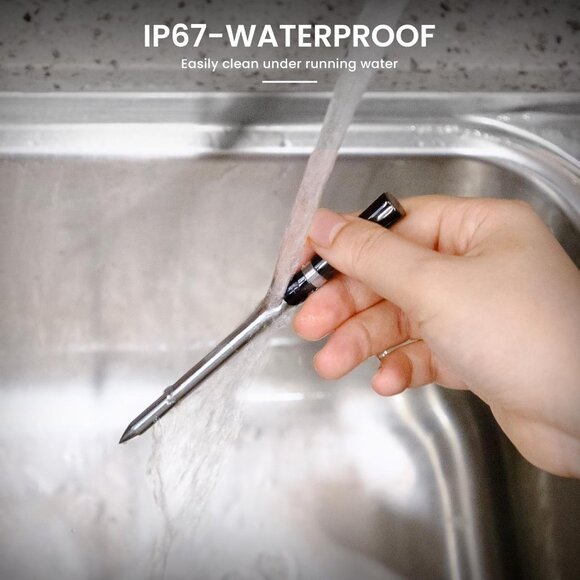 Wireless Meat Thermometer with Four-Clover Probe 500FT Range - Picture 8 of 8